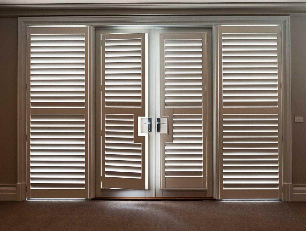 Plantation Shutters for French Doors​